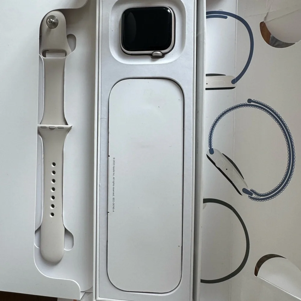 Apple Watch Band Set - White, Silver, and Black